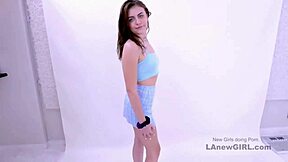 Captivating Brunette Teen Gets Fucked Hard In Modeling Audition