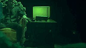 oh man, i-i'm in this wild threesome with seth gamble, maddy may, and melissa stratton, big ass milf action everywhere...