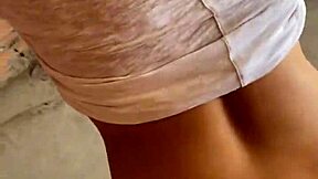 Homemade love begs for harder thrusts before husband arrives and cums inside darling.