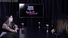 I watched that naughty Morena do a striptease after talking about live demands and join a wild swinger group without consent on sheer red