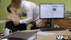 In the VIP4K office, an agent schedules a meeting with Lussy Sweet but she takes charge unexpectedly.