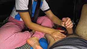 want to camp with me? i'll fuck you raw under your pajamas