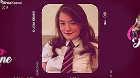 British Teen With Big Tits And Blue Eyes Hints At First-Time Cum Swallow In Lingerie