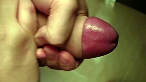 intriguing big cock solo masturbation ends with huge massive cum load