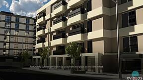 Bound Amber Sexy Thicc Blonde in Intense Roleplay