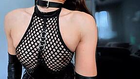 My stepmother fulfills her BDSM fantasy with me, oh man it's intense...