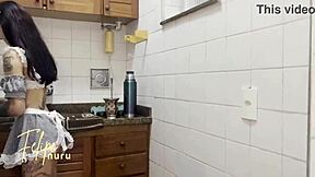 Hey diarista, how did you make that rich capricho faxina in parte 1?