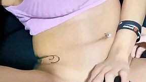 I was studying anatomy with my college colleague on the sofa, massaging her athletic body, dominating with big cock in pussy and anal creampie.