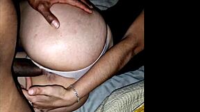 My 18-year-old stepdaughter's tight virgin pussy gets destroyed in a homemade creampie session with doggystyle and cowgirl action.