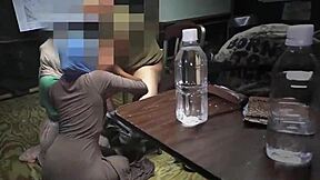 this muslim whore and lebanese arabic doll caught my eye in military uniform as a petite teen fuck doll