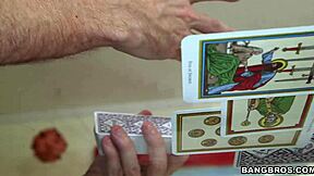 petite teen ava taylor suggests sucking big cock in tarot session