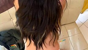 she's just 18 and gets sad cheating on her boyfriend but enjoys it so much i fill her with cum in the motel