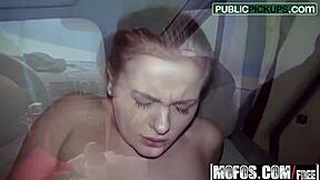 I picked up Russian girlfriend Alexa for hardcore anal threesome fucking in public pov style.