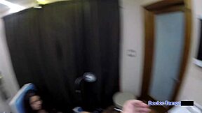 Dr Tampa Takes Selena Perez For Intense Immigration Physical With Gagging And Shower Action!