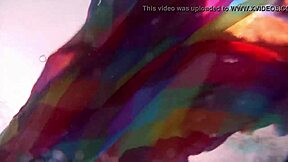 uh, redhead b nikita vodorezova strips naked real quick underwater at the beach or pool... like super fast ya know?