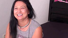 Deutsche Mollige Teen 18+ Tries Amateur Casting POV with a User