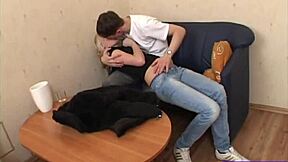 Stan and Kamilla share free video of blonde college girlfriend in dorm. Natural tits roommate explores first time at work office fun.