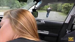 hunt4k per soldi una ninfa abbagliante fa sesso allaperto con un ricco sconosciuto