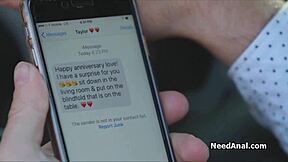 In this narrative, a brunette teen girlfriend experiences deep anal fucking in red lingerie during hardcore session with friend.