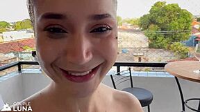 so many cumshots in that married slut's ass and mouth big ass gape farts cum compilation