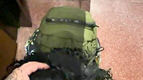 Argentina teen 18+ takes cum outdoors in public streets of buenos aires