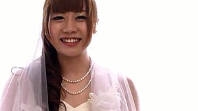 Skinny Japanese Bride In Lingerie Gets Creampie From Cheating Cowgirl Fuck