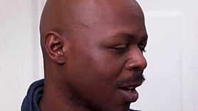 Ebony teen 18+ shares big black cock with naughty blonde friend sucking and fucking in hardcore threesome