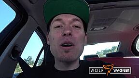 jessii van riva this teen 18+ girl enjoys sucking and riding cock in car during german casting pt 1 on wolfwagner com