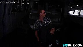 Blonde Teen Slut Alina Li Sucks Cock For Cash In Public Bus
