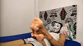 I uh feel my big cock exploding with this sex doll orgasm