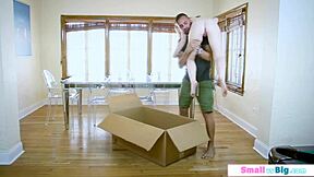 oh wow, my petite body is getting rammed so hard by your huge cock, boyfriend