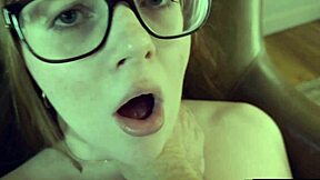 Redhead Teen Eve Bardot Deepthroats Cock And Squirts From Rough Pussy Fucking