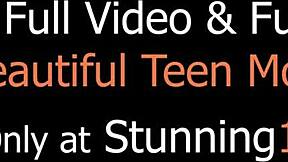 horny blonde taida v polishes her pink pearl with a vibrator