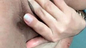 the sucia enmascarada brunette with big natural tits fingers her tight wet pussy in homemade solo play. she moans dirty talk while orgasming on webcam