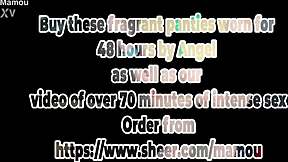 Angel starts with a striptease in episode 1. She shows off her enormous natural tits casually