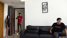 paying rent by fucking my stepbrothers boss this month