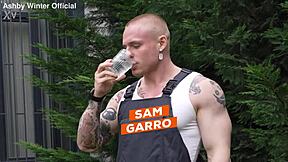 Blonde Teen With Natural Tits And Skinny Body Enjoys Outdoor Sex With Young Gardener In Garden