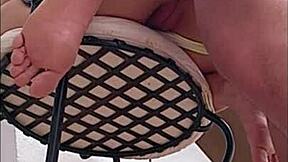 You know the trick to fuck a huge anal ass on this Colombian redhead slut by the pool