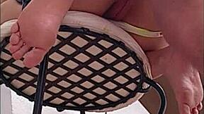 You know the trick to fuck a huge anal ass on this Colombian redhead slut by the pool