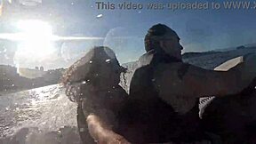 Loucuras No Jet Ski No Mar Do Guarujá Sp First Time Brazilian Latina Teen On Beach With Big Ass Long Hair