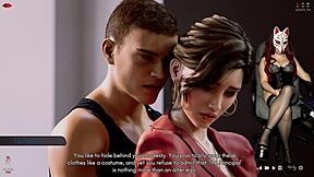 Ms Denvers Ep 63 - Passion In The College With Big Tits Milf Mother In Law And Young Student In Outdoor Public Cosplay Game