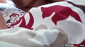 Encountering Soffie after a long trip leads to an outdoor reality moment with her in pov style