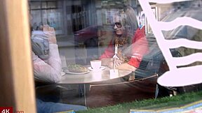 Herda Wisky - Avid Reader Fucks A Hung Stranger With Blowjob And Riding! Cute Teen Facial!