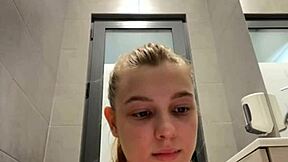 bbw teen with big ass fingers wet pussy close up in public outdoor orgasm