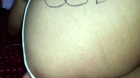 Brazilian teen bends over for interracial doggystyle creampie outdoors