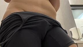 bbw teen with big ass fingers wet pussy close up in public outdoor orgasm