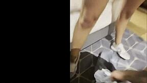 Oh gosh, I'm like this 18 year old tiny teen takin' my first white cock... with that latina casting director Manuela Restrepo, ya know?