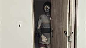 Wow, the stepfather loses control and at night he visits his stepdaughter unexpectedly!