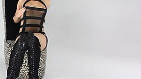 sexy blonde dahlia teases with a toy deep in her pussy - is she making you hard yet?