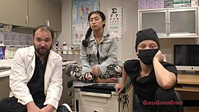 Doctors try new scrubs as stacy shepard and jasmine rose explore behind scenes.